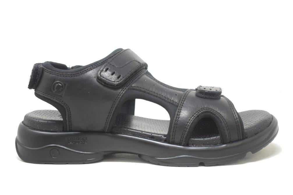 Sandalias deportivas Coronel Tapiocca C702-18 para hombre negro de Piel
