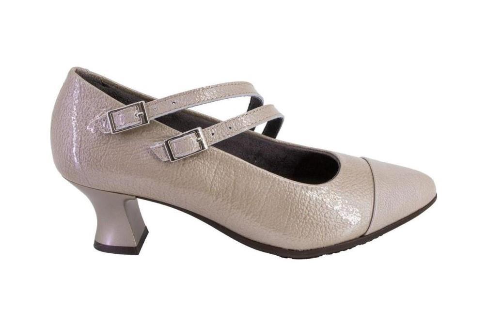 Zapatos de tacón Pitillos 10852 de color piedra