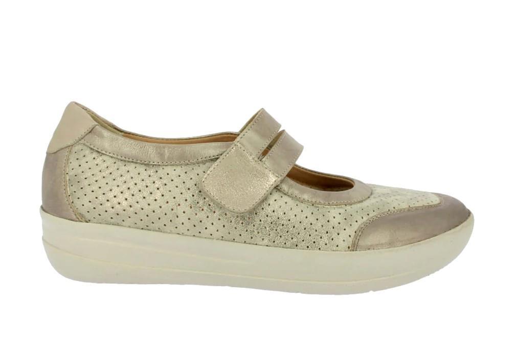Merceditas deportivas Doctor Cutillas 50307 en oro para mujer
