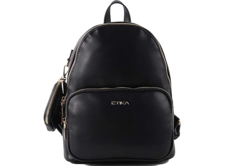Mochila ETIKA Grace 03 B30124 para mujer en color negro