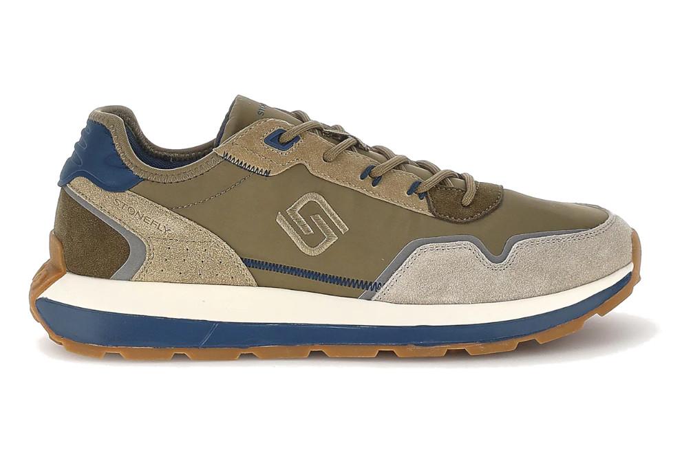 Zapatillas deportivas Stonefly ALLACCIATE SOFTSPACE 1 223828en marrón de piel, ante y textil