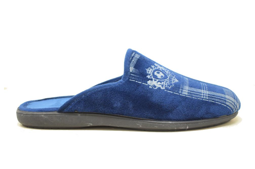 Zapatillas de casa destalonadas Calusa 52-330 en azul
