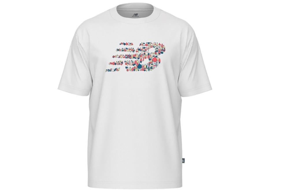 Camiseta NEW BALANCE wt MT51920 en blanco para hombre