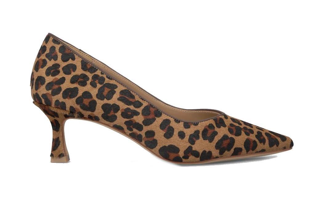 Zapatos de tacón bajo Alma en Pena I250516 en animal print-Zapatos de fiesta