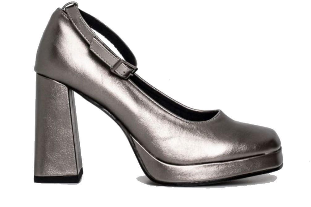 Zapatos de tacón Isteria 23176 en plomo para mujer