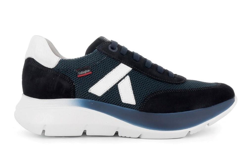 Zapatillas deportivas Callaghan 61201 Algoritmo en azul para hombre