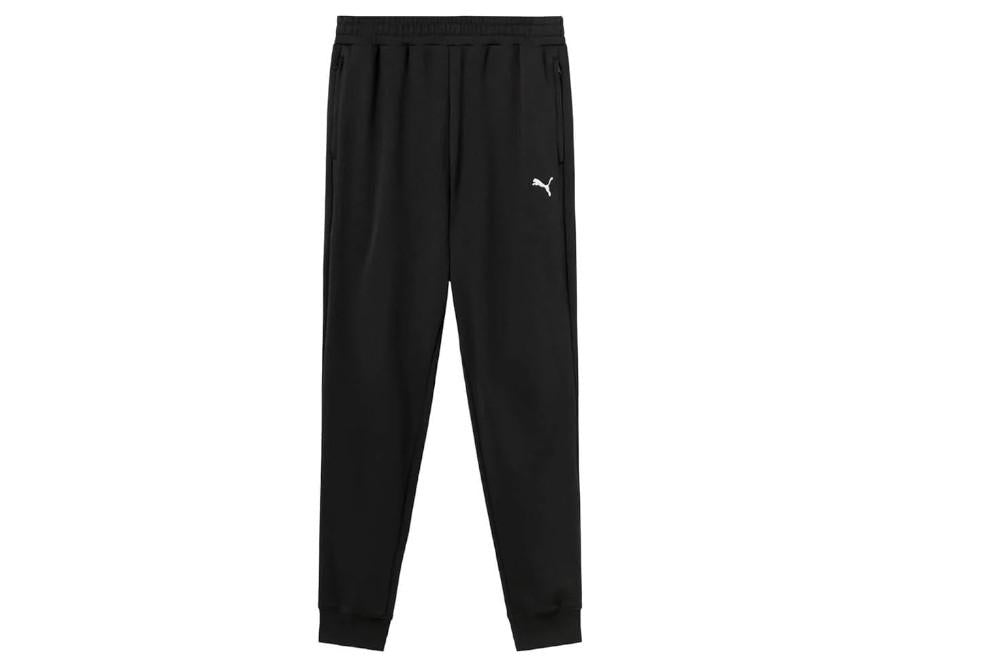 Puma Pantalones de Chándal Mujer Essentials Logo Nº1 Pequeño 692940-01 Negro Jogger Deportivo Algodón
