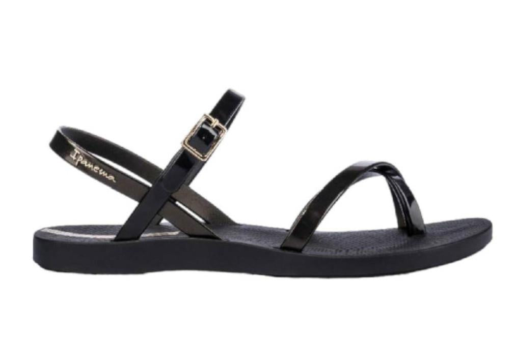 Sandalias de Dedo Ipanema Sand VIII FEM IP82842 negro para Mujer | Chanclas planas de piscina