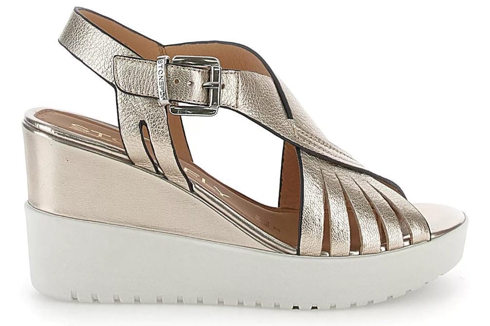 Sandalias con cuña Stonefly ELY 18 LAMINATED para mujer