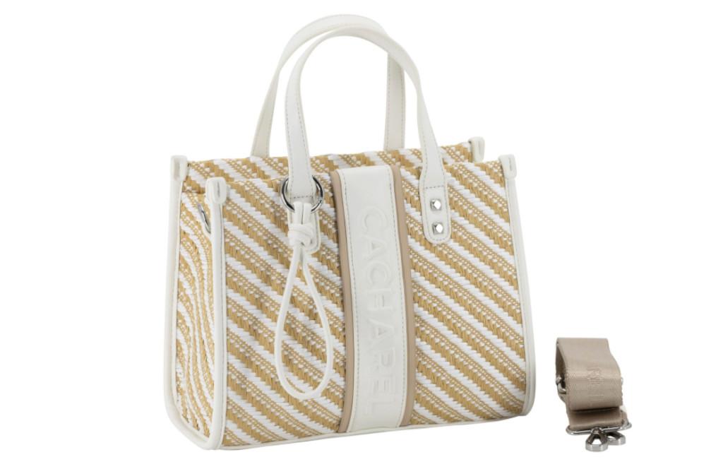 Bolso Shopper Cacharel Bags CEL261023 Blanco Elegante para Mujer