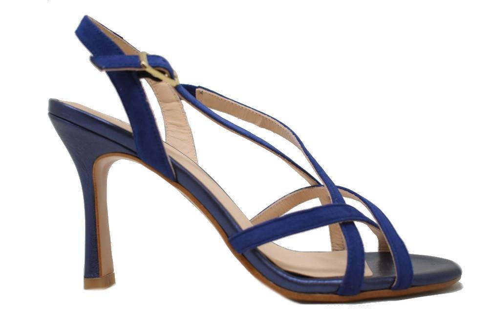 Sandalias de fiesta Joni 28124 en azul marino para mujer