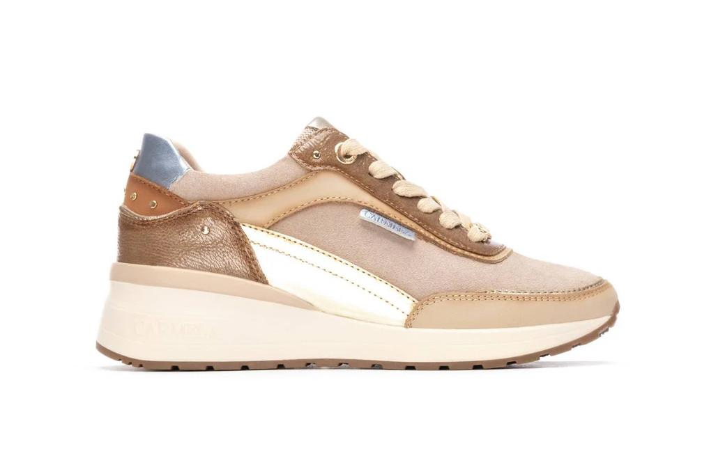 Zapatillas deportivas Carmela 162652 en color beige