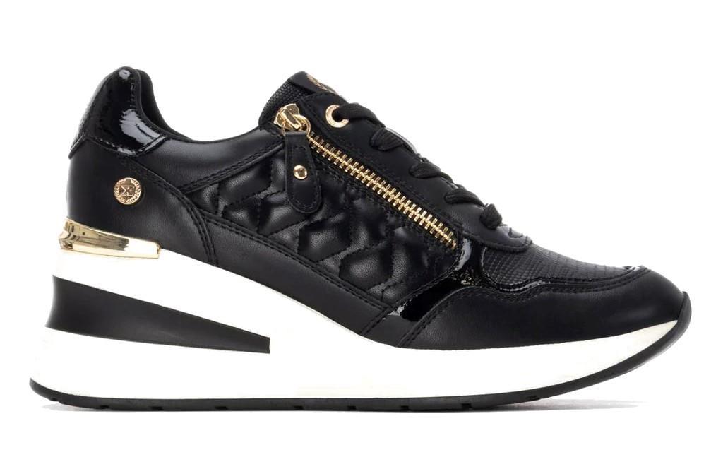 Zapatillas deportivas con cuña XTI 144380 en negro