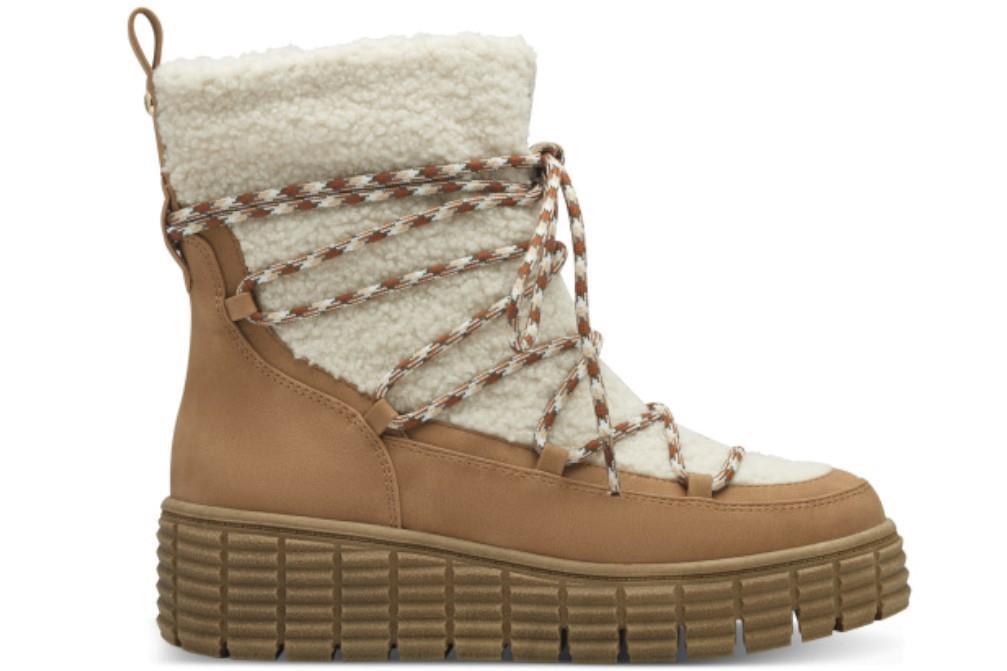 Botines snow Tamaris 26479 en beige para mujer