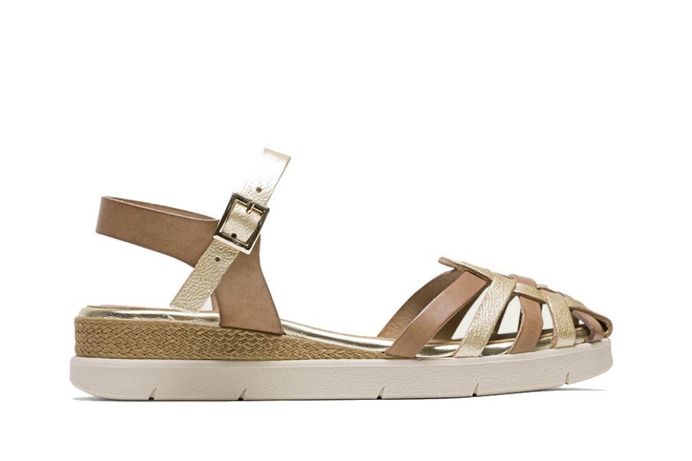 Sandalias Porronet Clotilde 3152 en taupe para mujer
