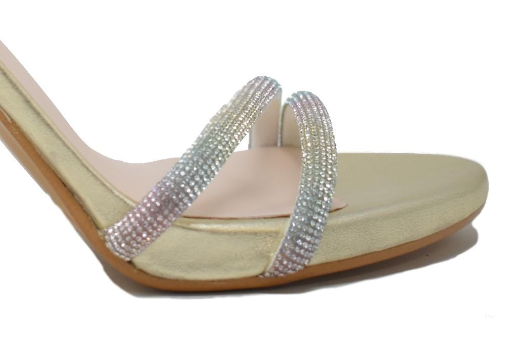 Sandalias de Tacón alto Lodi Intisa – Sandalias de fiesta Elegantes para Mujer oro
