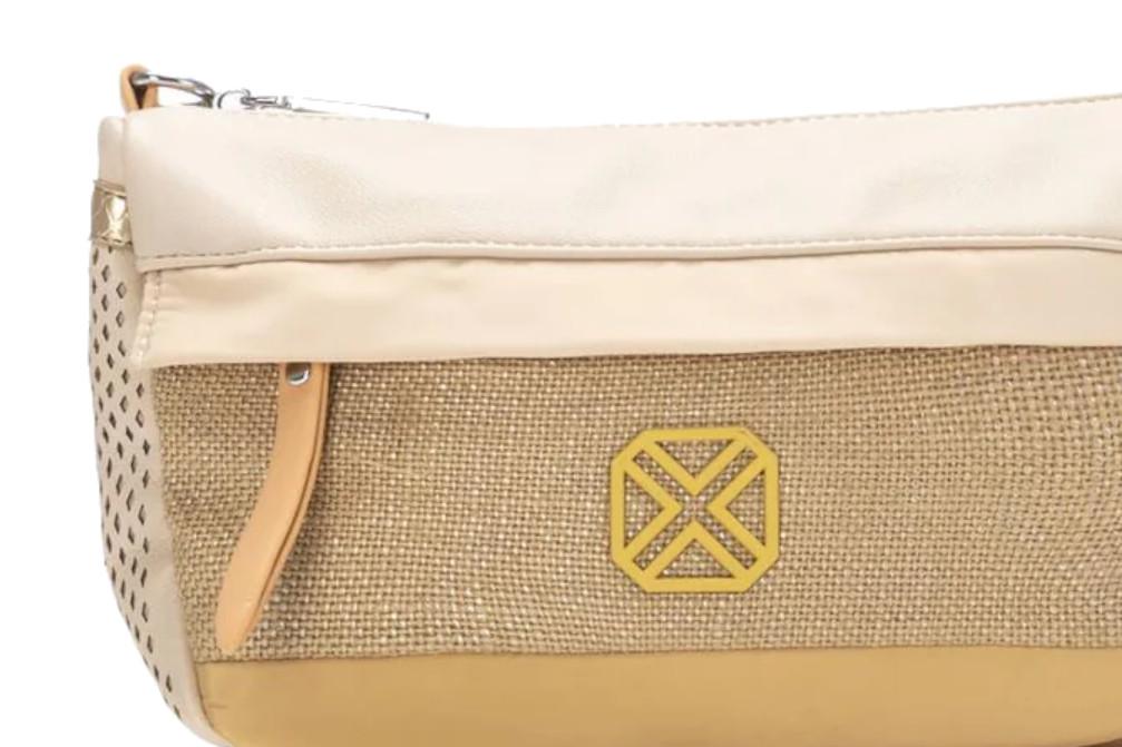 Bolso bandolera mujer Xti 184543 beige – Bolso efecto piel con cremallera, estilo urbano y certificado vegano