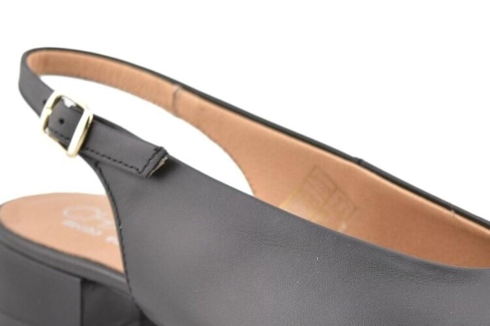 Bailarinas destalonadas Chamby 6039 en negro para mujer