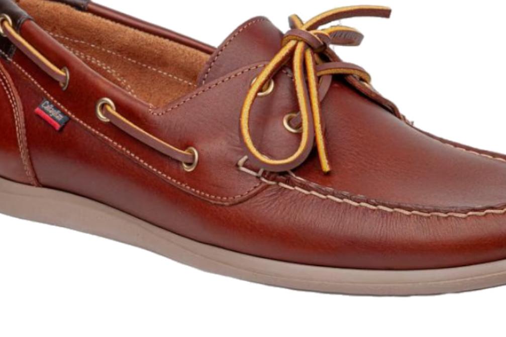 Zapatos Náuticos Callaghan Newport 65300 Marrón para Hombre de Piel con Plantilla Extraíble