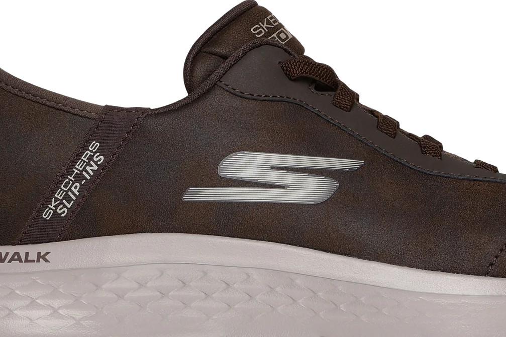 Zapatillas deportivas Skechers Slip-ins GO WALK Flex Smooth Motion 216326 marrón para hombre
