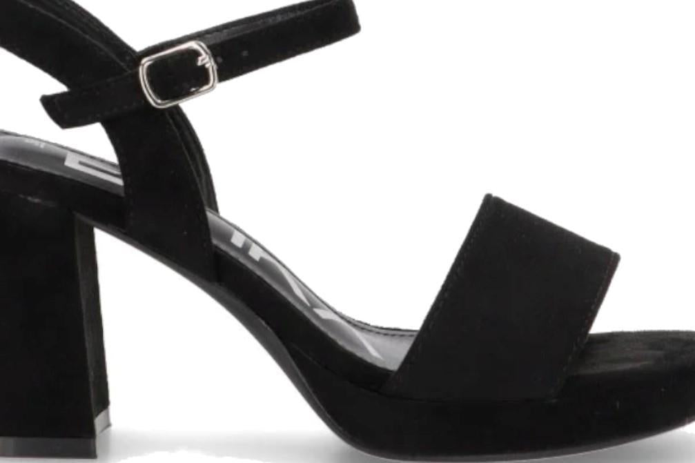 Sandalias de tacón Etika Murada en negro para mujer