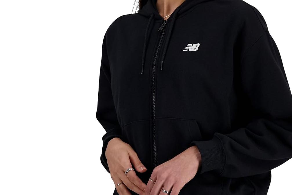 Chaqueta New Balance con tejido French terry WJ41501 negro