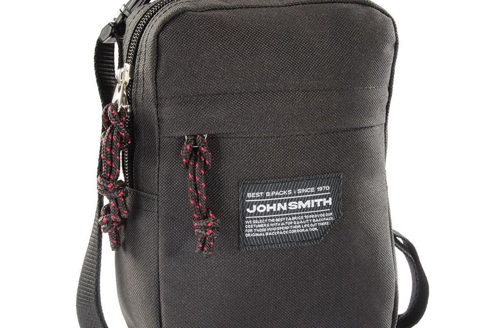 Bandolera Jhon Smith B23233 en negro para hombre