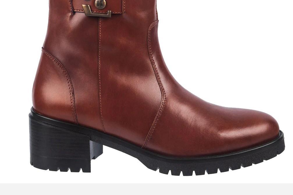Botines con tacón Callaghan 32707 Ararat  para mujer en cuero