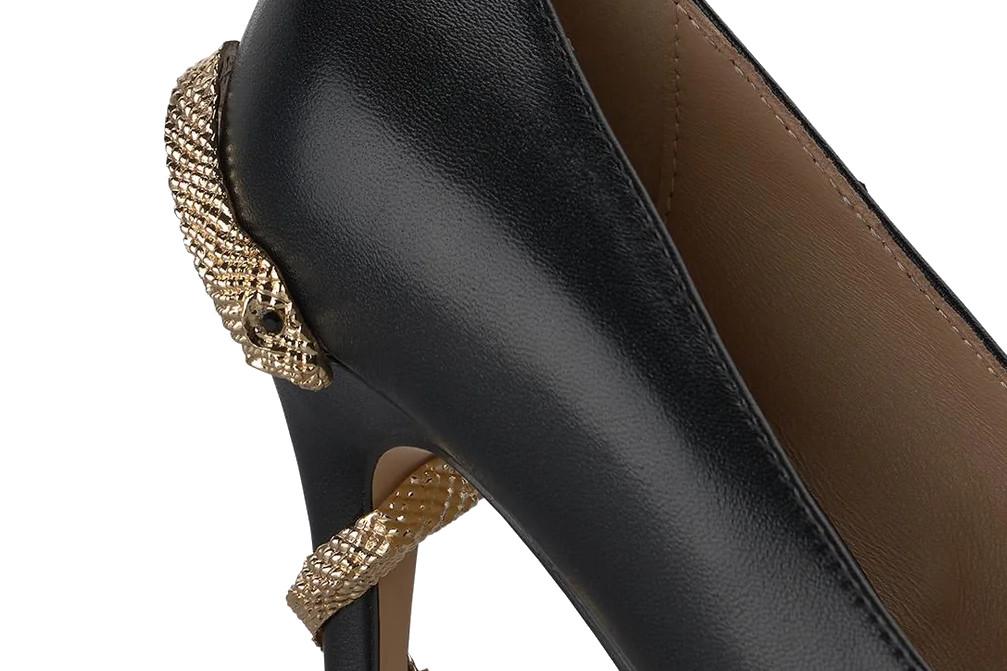Zapato de fiesta con tacón alto Alma en Pena I260258C de Piel con Serpiente Mujer