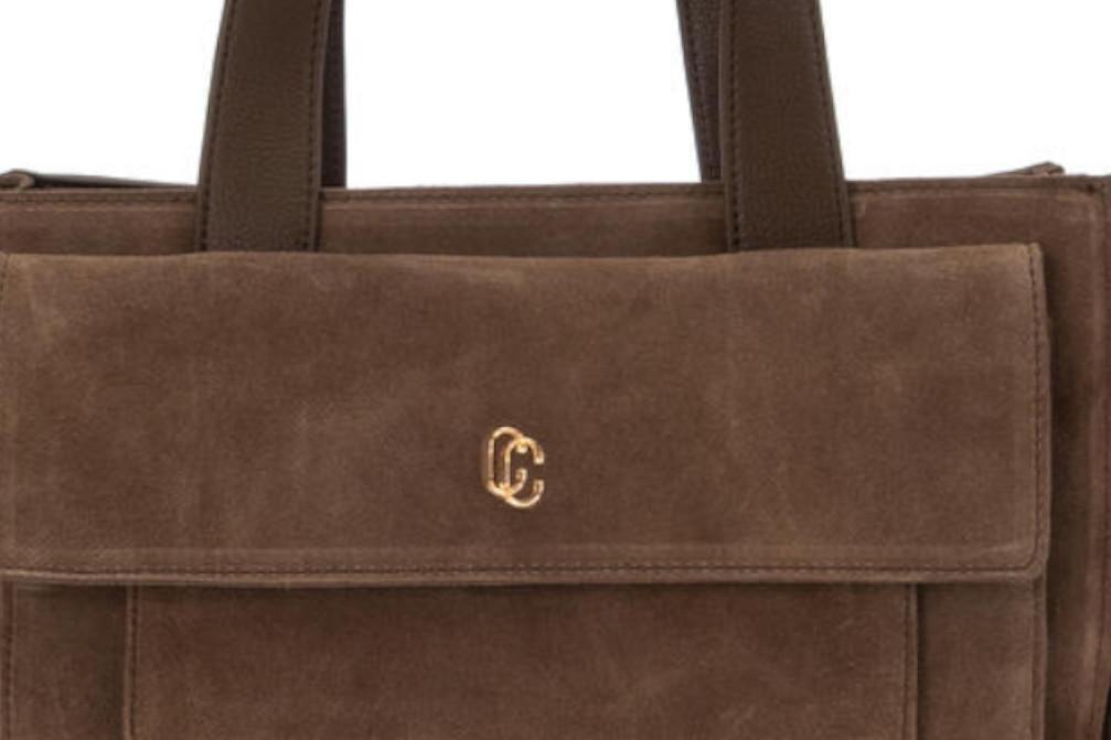 Bolso Shopper Carmela 186254 Taupe con Bandolera