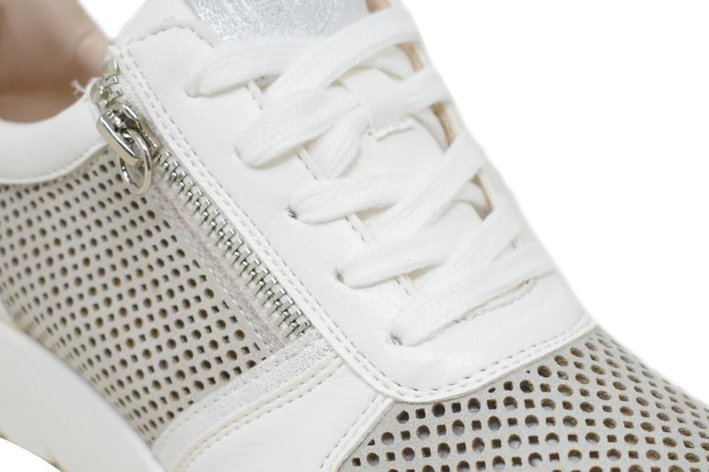Zapatillas deportivas con cuña Maraval W0427 de color plata