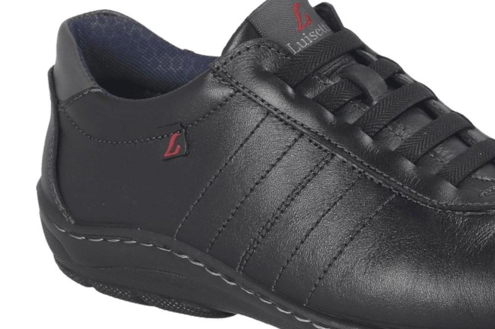 Zapatos deportivos Luisetti JANU 37107 en negro para hombre