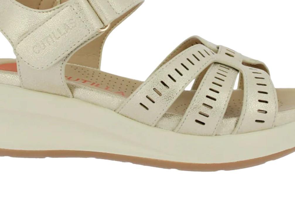 Sandalias Doctor Cutillas 31615 en platino para mujer