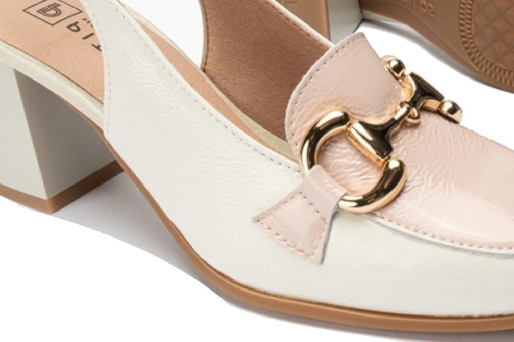 Mocasín destalonado Pitillos 5795 en glacial para mujer