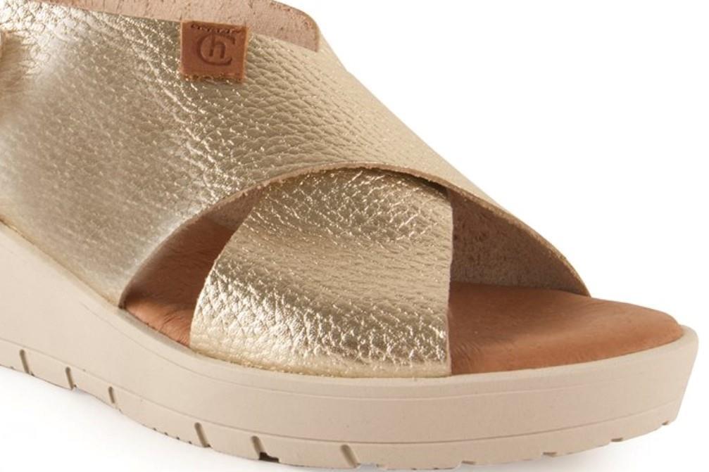 Sandalias Chamby 898 en platino para mujer