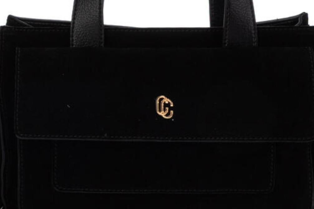 Bolso Shopper Carmela 186254 Negro con Bandolera