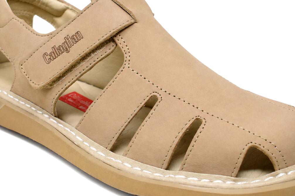Sandalias cangrejeras Callaghan Leban 92311 taupe para hombre