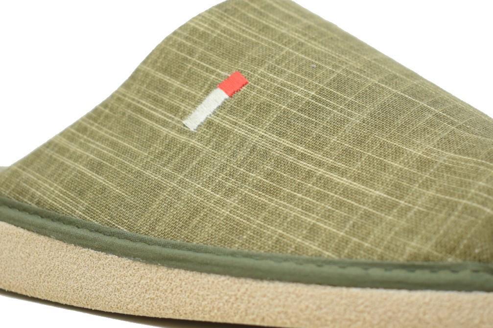 Zapatillas de casa Cabrera 2877 Jarama en verde para hombre