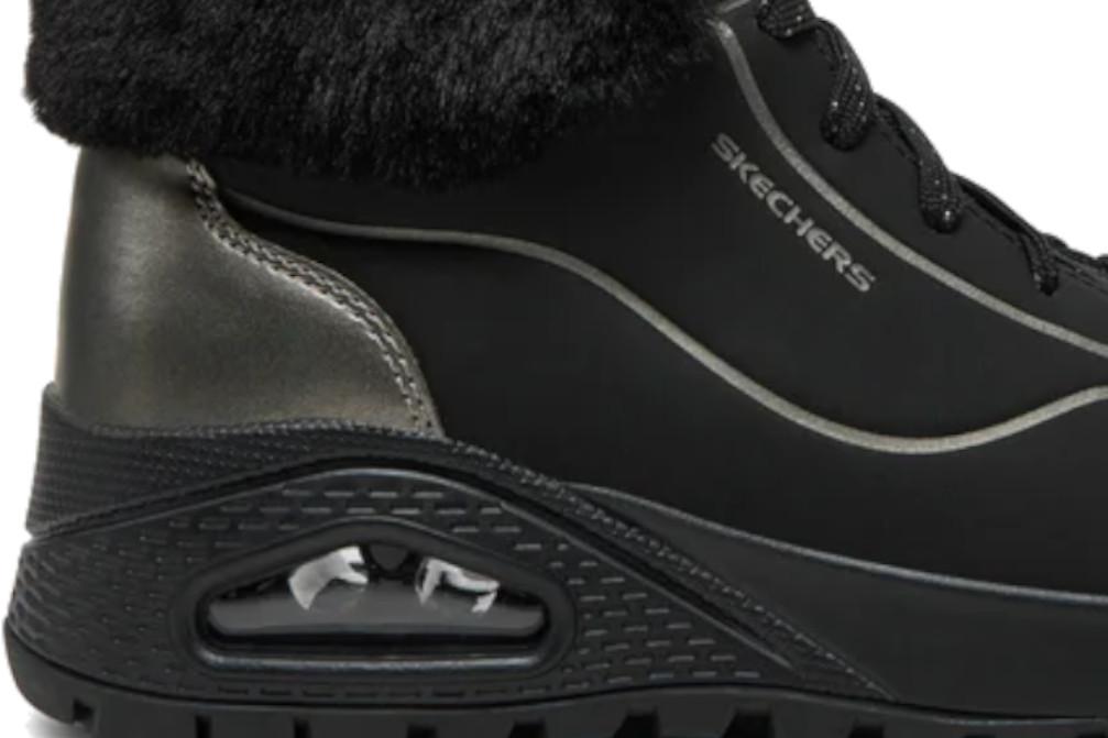 Botines deportivos Skechers UNO Rugged - Fall Shimmer en negro