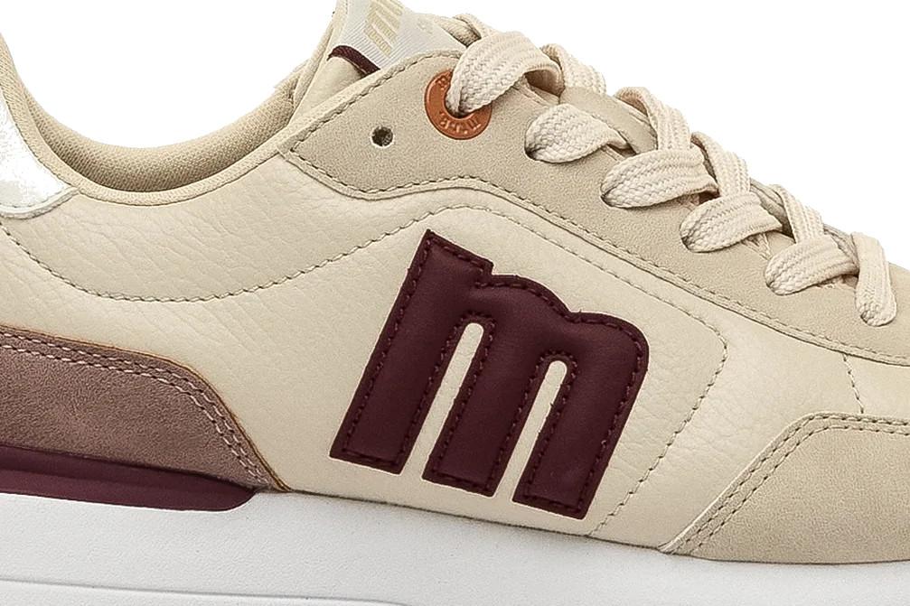 Zapatillas deportivas MTNG Zinc 60838 en beige para mujer