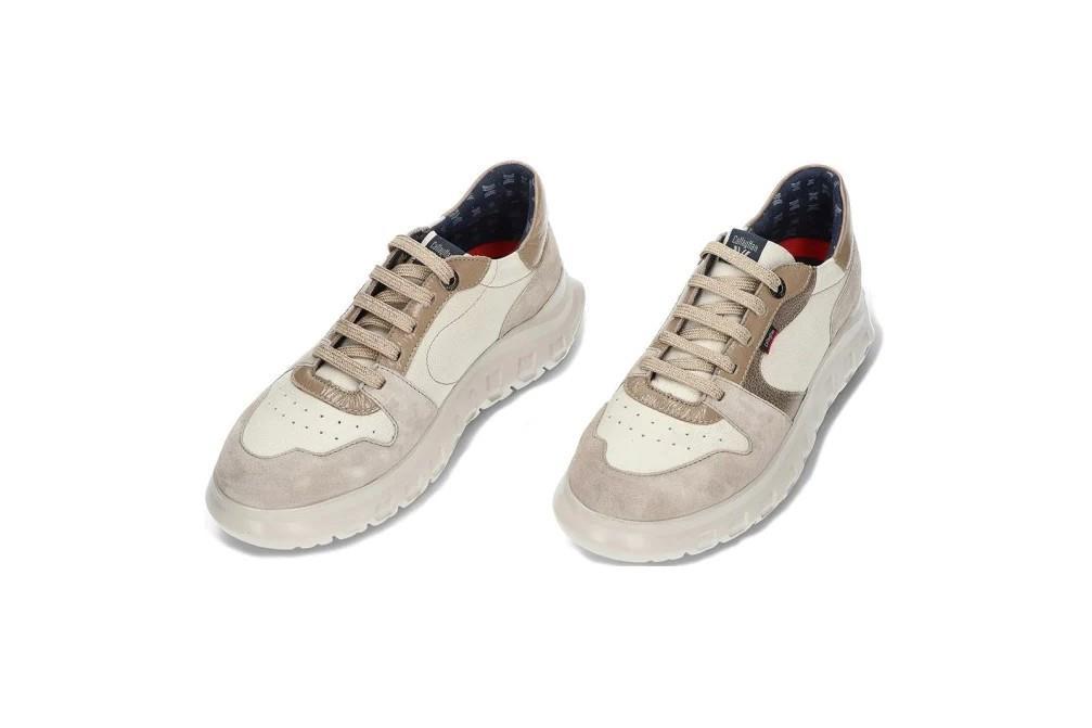 Zapatilla deportiva Callaghan 56002 Sirena en beige para mujer