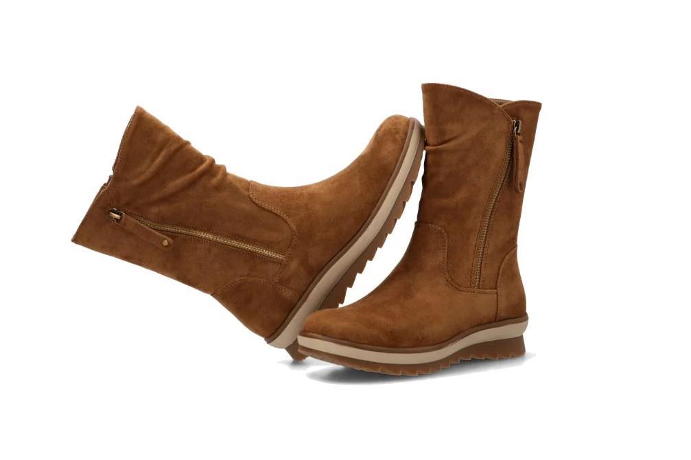 Botines planos Etika CAMELIA 11115 en camel