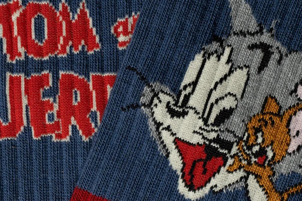 Calcetines deportivos Jimmy Lion Athletic Tom and Jerry en azul marino