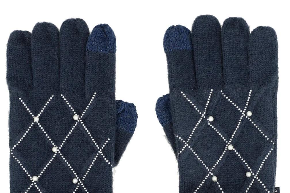 Guantes de punto Anekke 41482-023 en azul