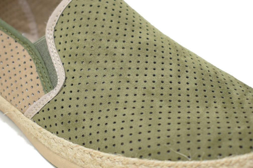 Alpargatas Cabrera 527 Multisuede en oliva para hombre