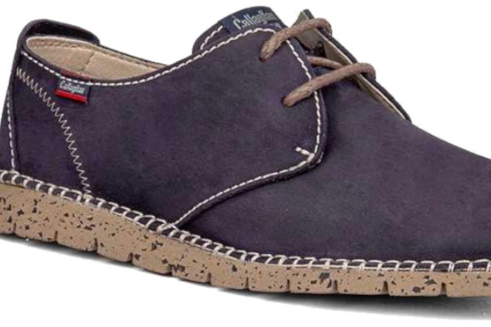 Zapatos con Cordones Callaghan Abiatar 84702 Azul para Hombre de Piel con Tecnología Adaptlite