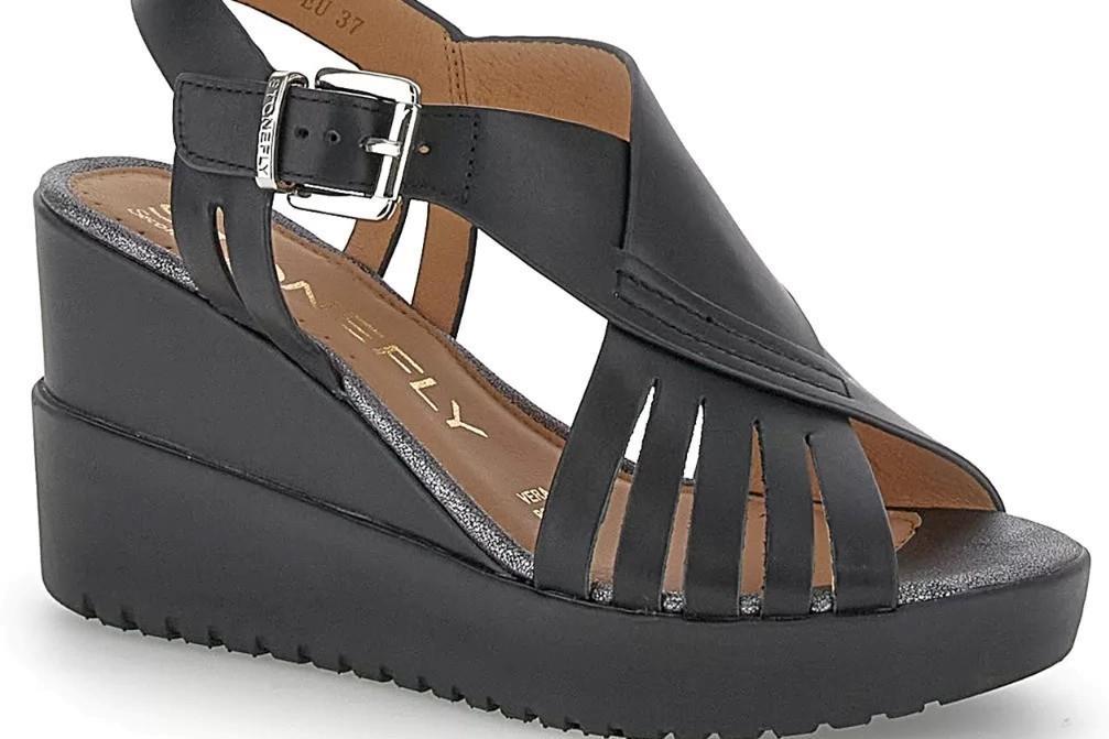 Sandalias con cuña Stonefly ELY 18 CALF LTH para mujer