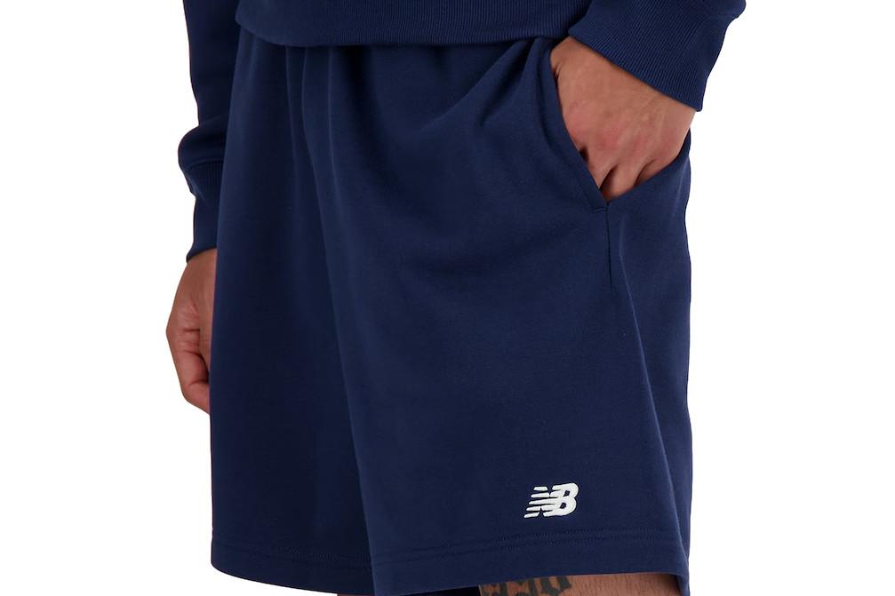 Pantalón Corto Deportivo Hombre New Balance Sport Essentials French Terry 7” Azul Marino