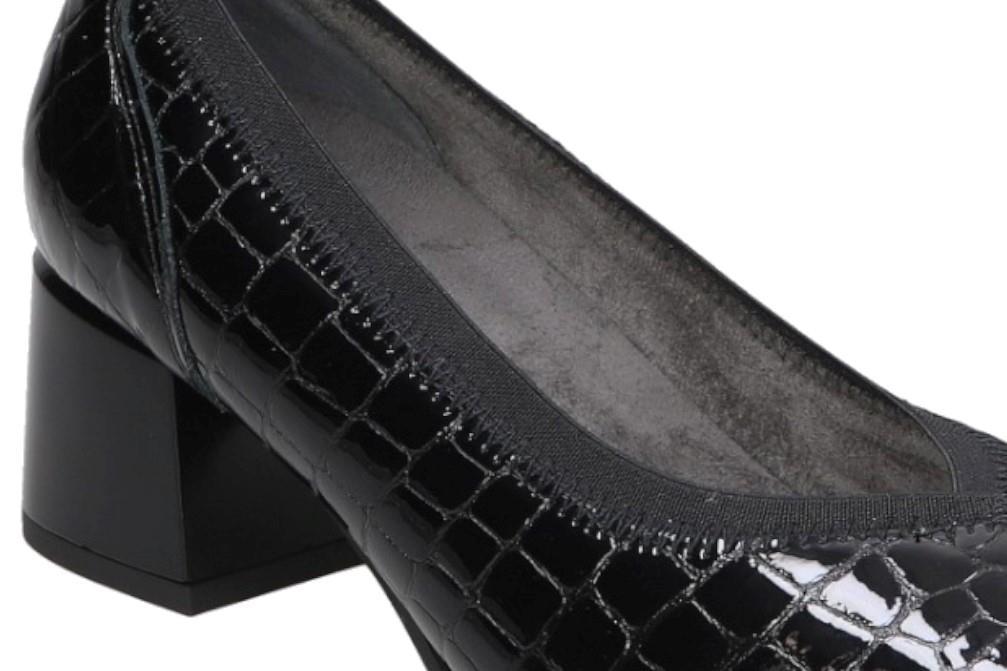 Zapatos de tacón cómodos Pitillos 10820 en negro
