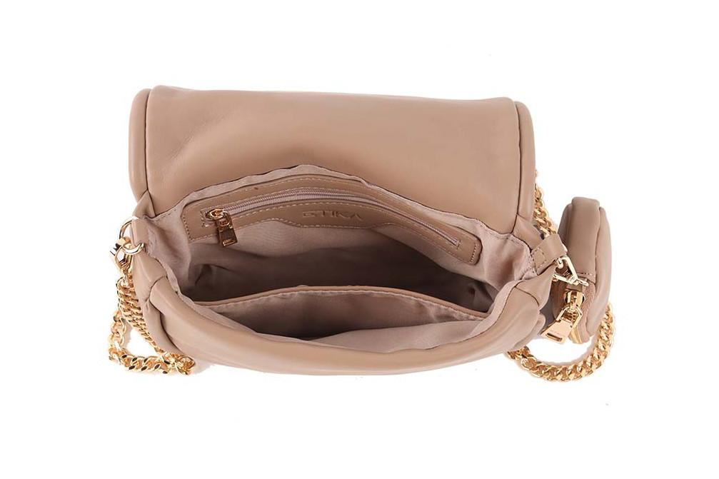 Bolso bandolera ETIKA Grace B30122 para mujer en nude